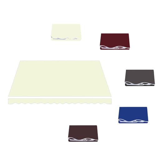 Durable Ersatzstoff für einziehbare Markise, UV-beständig, mit Volant, ideal für Terrassen und Decks, 350 x 300 cm, Beige Durable Ersatzstoff für einziehbare Markise, UV-beständig, mit Volant, ideal für Terrassen und Decks, 350 x 300 cm, Beige von Generisch