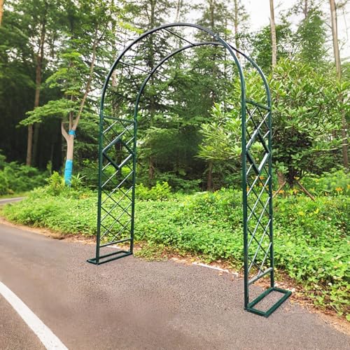 Durable Gartenbogen 229.9 cm Metall Rankgitter für Kletterpflanzen & Reben Wetterbeständig Pergola mit 2 Bodenstützen Grün L 200 x B 200 x T 40 cm Durable Gartenbogen 229.9 cm Metall Rankgitter für Kletterpflanzen & Reben Wetterbeständig Pergola mit 2 Bodenstützen Grün L 200 x B 200 x T 40 cm von Generisch