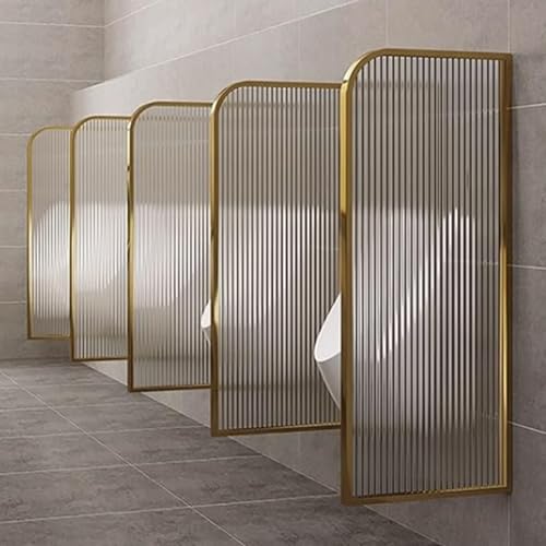 Durchscheinender Urinal-Trennwand aus Glas, wandmontierter Sichtschutz für verbesserte Privatsphäre in öffentlichen Räumen, Badezimmern und Hotels von Generisch