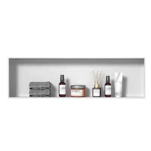 Duschablage, Einbauregal aus Edelstahl, für Shampoo und Toilettenartikel, 91,9 x 31,8 x 12,4 cm, Weiß, ideal für Badezimmer und Duschwagen Duschablage, Einbauregal aus Edelstahl, für Shampoo und Toilettenartikel, 91,9 x 31,8 x 12,4 cm, Weiß, ideal für Badezimmer und Duschwagen von Generisch