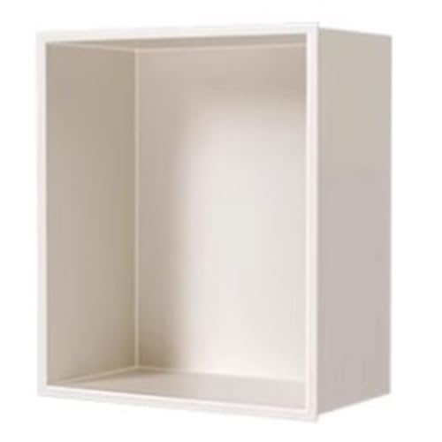 Duschablage, rechteckig, Badezimmeraufbewahrung für Shampoo und Seife, mattweißer Toilettenpapierhalter, 32 x 32 x 12,5 cm, perfekt für nized Duschen Duschablage, rechteckig, Badezimmeraufbewahrung für Shampoo und Seife, mattweißer Toilettenpapierhalter, 32 x 32 x 12,5 cm, perfekt für nized Duschen von Generisch