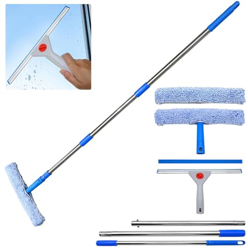 Duschabzieher Set Breit Bohren Abzieher Duschabzieher Einstellbar 65-120cm Dusche Badezimmer Fenster Fensterabzieher Bad Fliesen Spiegel Fenster Silikon Rakel Microfiber Mopp Shower Squeegee Duschabzieher Set Breit Bohren Abzieher Duschabzieher Einstellbar 65-120cm Dusche Badezimmer Fenster Fensterabzieher Bad Fliesen Spiegel Fenster Silikon Rakel Microfiber Mopp Shower Squeegee von Generisch