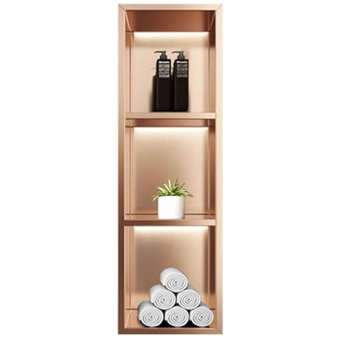 Duscheinbauregal, Edelstahl, Badezimmer-Nische, dekorativer Wandschrank für Wohnzimmer und Badezimmer-Organisation Duscheinbauregal, Edelstahl, Badezimmer-Nische, dekorativer Wandschrank für Wohnzimmer und Badezimmer-Organisation von Generisch