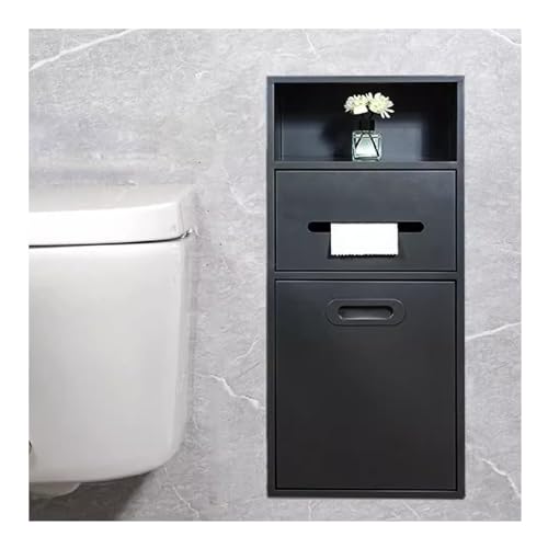 Duschnische aus Edelstahl, wasserdichte versenkte Aufbewahrung für Badezimmerutensilien, Toilettenpapierhalter und Shampoo-Organizer Duschnische aus Edelstahl, wasserdichte versenkte Aufbewahrung für Badezimmerutensilien, Toilettenpapierhalter und Shampoo-Organizer von Generisch