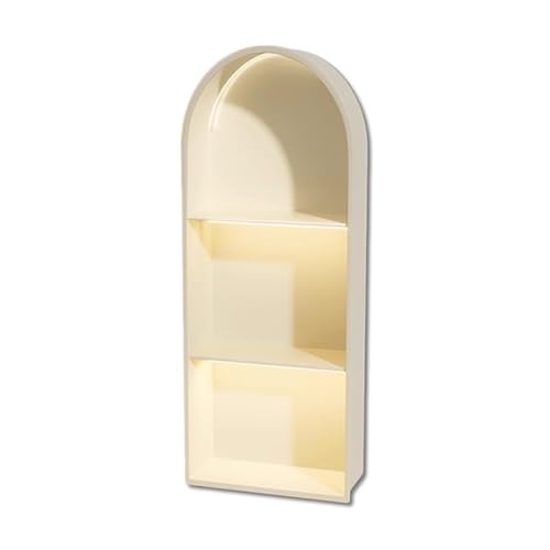 Duschnische aus Edelstahl mit LED-Licht, gewölbter Organizer, Wandregal, keine Fliesen erforderlich, versenktes Regal für Badezimmer-Aufbewahrung, übermontierte Installation Duschnische aus Edelstahl mit LED-Licht, gewölbter Organizer, Wandregal, keine Fliesen erforderlich, versenktes Regal für Badezimmer-Aufbewahrung, übermontierte Installation von Generisch