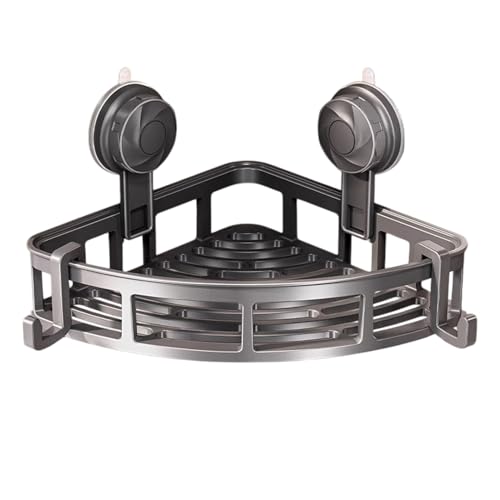 Duschregal – Eck-Duschablage | Eckregal für Badezimmer | ohne Bohren Abtropfgestell | Badezimmer-Organizer mit Saugnapf für Zuhause, Miete, Schlafsaal, Wohnung, Hotel, Geschäft Duschregal – Eck-Duschablage | Eckregal für Badezimmer | ohne Bohren Abtropfgestell | Badezimmer-Organizer mit Saugnapf für Zuhause, Miete, Schlafsaal, Wohnung, Hotel, Geschäft von Generisch