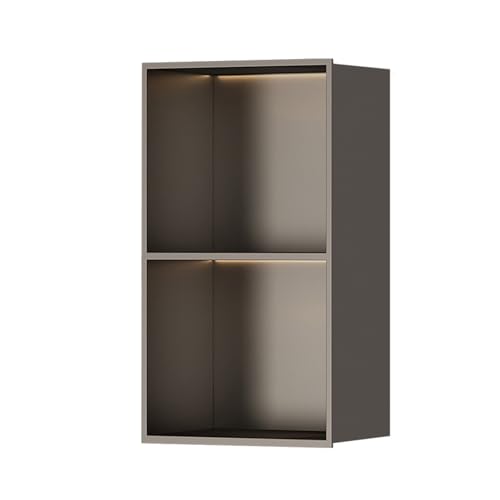 Duschregal Einbauschrank mit Licht Wandregal Badezimmer Platzsparendes Design von Generisch