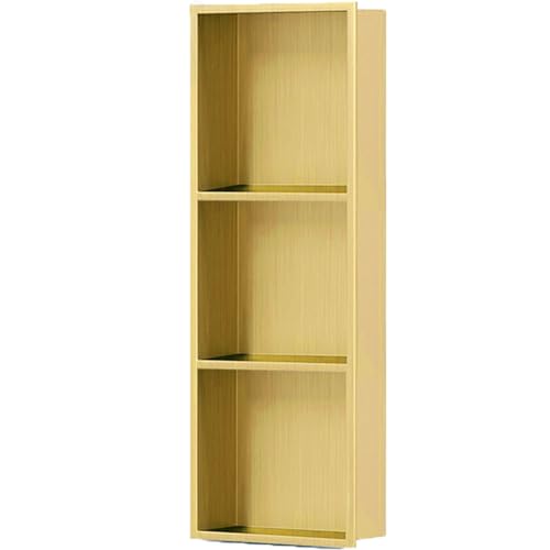 Duschregal aus 304 Edelstahl, Einbauschrank, für Hotel und Zuhause, Badezimmer, Größe 900 x 280 x 125 mm, langlebiges und stilvolles Design Duschregal aus 304 Edelstahl, Einbauschrank, für Hotel und Zuhause, Badezimmer, Größe 900 x 280 x 125 mm, langlebiges und stilvolles Design von Generisch
