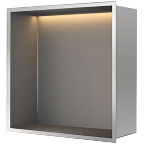 Duschregal aus Edelstahl – Wandmontage, wasserdichter Badezimmer-Aufbewahrungs-Organizer für Toilettenartikel – platzsparend und langlebig Duschregal aus Edelstahl – Wandmontage, wasserdichter Badezimmer-Aufbewahrungs-Organizer für Toilettenartikel – platzsparend und langlebig von Generisch