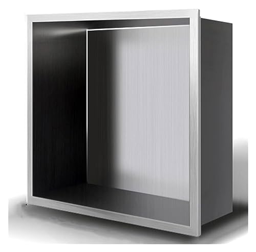 Duschregal aus Edelstahl – eingelassenes Badezimmer-Regal mit mehreren Ebenen für Wohnzimmer und Schlafzimmer, Grau, 32 x 32 x 12,5 cm, langlebiges und stilvolles Design Duschregal aus Edelstahl – eingelassenes Badezimmer-Regal mit mehreren Ebenen für Wohnzimmer und Schlafzimmer, Grau, 32 x 32 x 12,5 cm, langlebiges und stilvolles Design von Generisch