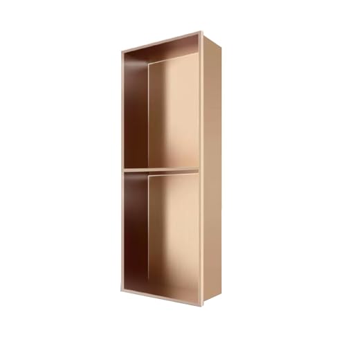 Duschregal aus Edelstahl in Roségold, versenktes Aufbewahrungsregal für Shampoo und Toilettenartikel im Badezimmer, Küche, Wohnzimmer, 70 x 28 x 12,5 cm, langlebiges und stilvolles Design Duschregal aus Edelstahl in Roségold, versenktes Aufbewahrungsregal für Shampoo und Toilettenartikel im Badezimmer, Küche, Wohnzimmer, 70 x 28 x 12,5 cm, langlebiges und stilvolles Design von Generisch