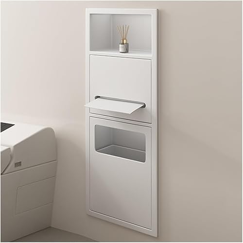Duschregal aus Edelstahl mit Abfalleimer, wasserdichtes Badezimmer, wandmontierter Aufbewahrungs-Caddy für platzsparende und aufgeräumte Badezimmer Duschregal aus Edelstahl mit Abfalleimer, wasserdichtes Badezimmer, wandmontierter Aufbewahrungs-Caddy für platzsparende und aufgeräumte Badezimmer von Generisch