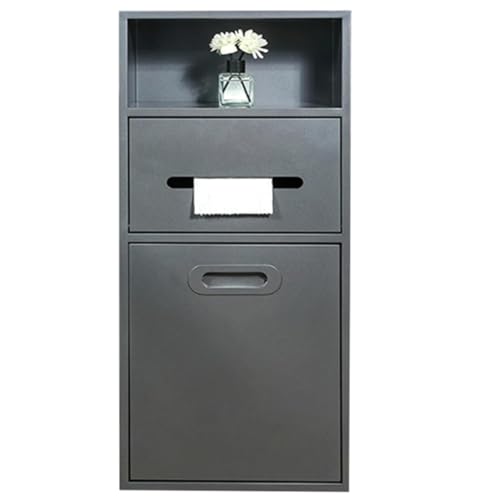 Duschschrank aus Edelstahl mit Toilettenpapierhalter und Mülleimer, ideal für Hotels und öffentliche Räume, langlebiger und stilvoller Badezimmer-Organizer Duschschrank aus Edelstahl mit Toilettenpapierhalter und Mülleimer, ideal für Hotels und öffentliche Räume, langlebiger und stilvoller Badezimmer-Organizer von Generisch