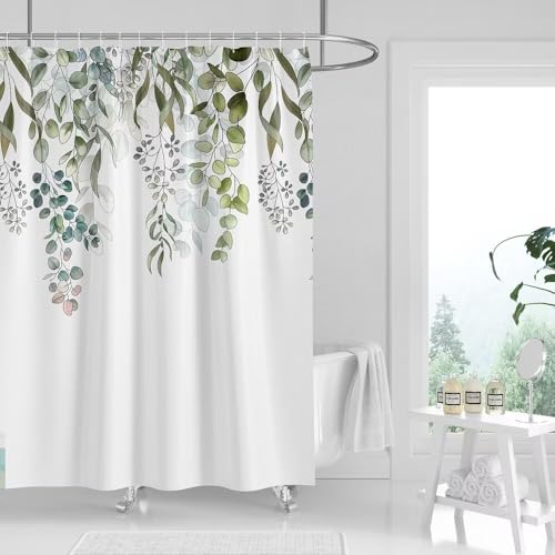 Duschvorhang 240x200cm Grüne Pflanzen Wasserdicht Anti-schimmel Schnell Trocknender Waschbarer Polyester Duschvorhänge mit 12 Haken, Duschvorhang mit Gewicht Unten für Badezimmer Badewanne K-13690 Duschvorhang 240x200cm Grüne Pflanzen Wasserdicht Anti-schimmel Schnell Trocknender Waschbarer Polyester Duschvorhänge mit 12 Haken, Duschvorhang mit Gewicht Unten für Badezimmer Badewanne K-13690 von Generisch