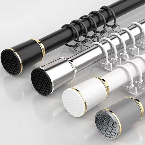 Duschvorhangstange verstellbar Teleskopstange 70-460cm Rostfrei ohne Bohren Montage ideal für Küchenschränke & Badezimmer Grau Größe 70-120cm Duschvorhangstange verstellbar Teleskopstange 70-460cm Rostfrei ohne Bohren Montage ideal für Küchenschränke & Badezimmer Grau Größe 70-120cm von Generisch