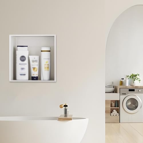 Duschwand-Nischenregal aus Edelstahl, keine Flieseninstallation erforderlich für Badezimmer- und Küchenorganisation Duschwand-Nischenregal aus Edelstahl, keine Flieseninstallation erforderlich für Badezimmer- und Küchenorganisation von Generisch