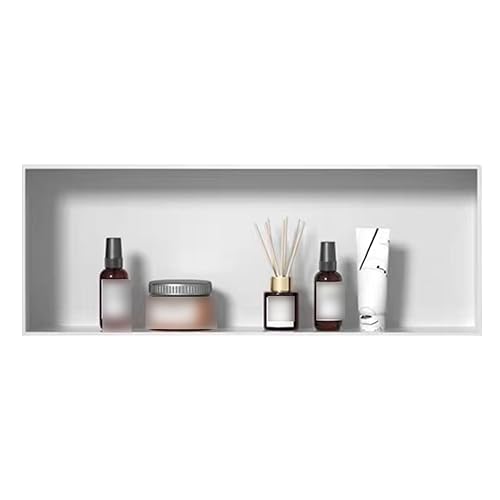 Duschwand aus 304 Edelstahl, wasserdicht, auslaufsicher, Aufbewahrungsregal für Nassraum, Badezimmer, Shampoo und Toilettenartikel, Nische, Heimwerker, Weiß, 72 x 32 x 12,5 cm Duschwand aus 304 Edelstahl, wasserdicht, auslaufsicher, Aufbewahrungsregal für Nassraum, Badezimmer, Shampoo und Toilettenartikel, Nische, Heimwerker, Weiß, 72 x 32 x 12,5 cm von Generisch