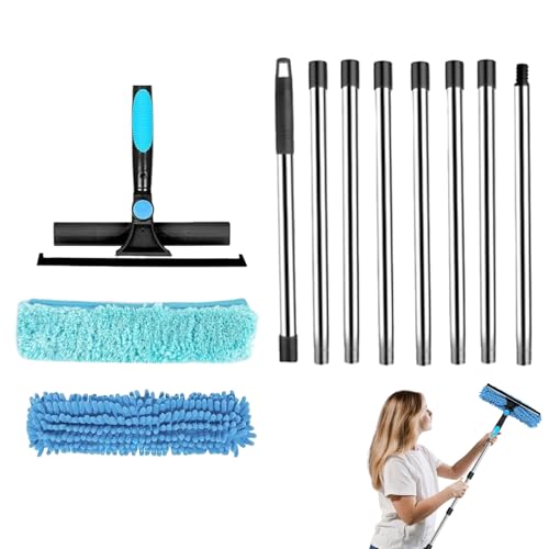 Duster ausziehbare-Duster Teleskop Leicht Multi-Winkel-Reinigungswerkzeug | Hochdecken-Duster Faltbare Deckenventilatoren und Ecken des Staubstabs, Staubwedel für Auto, P-Bürste Duster ausziehbare-Duster Teleskop Leicht Multi-Winkel-Reinigungswerkzeug | Hochdecken-Duster Faltbare Deckenventilatoren und Ecken des Staubstabs, Staubwedel für Auto, P-Bürste von Generisch