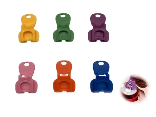 Easy Tab Opener & Drink Protector, Soda Beer Easy Can Opener & Beverage Can CoverProtector (6PC) von Generisch
