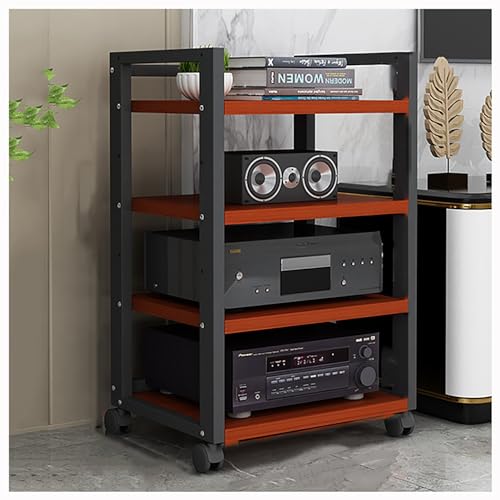 Eck-Audio-Ständer aus Holz mit verstellbaren Ablagen für Zuhause/Büro, CD-Rack, Komponentenschrank, Stereo-Turm, abnehmbares Design für einfache Nisierung und Aufbewahrung, ideal für Audio Eck-Audio-Ständer aus Holz mit verstellbaren Ablagen für Zuhause/Büro, CD-Rack, Komponentenschrank, Stereo-Turm, abnehmbares Design für einfache Nisierung und Aufbewahrung, ideal für Audio von Generisch
