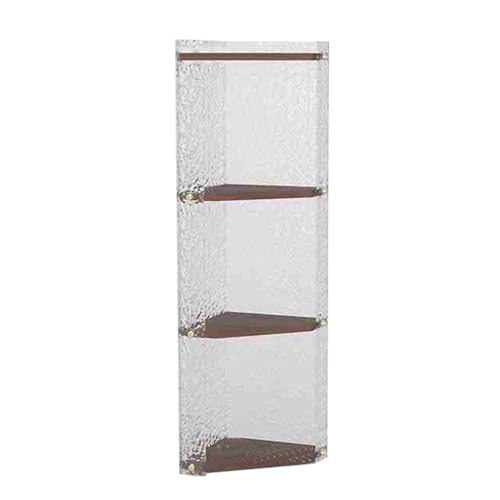 Eck-Bücherregal, Bodenstehendes Display für Wohnzimmer, Küche und Heimbüro, multifunktionales Regal für Bücher und Dekoration, platzsparendes Design von Generisch