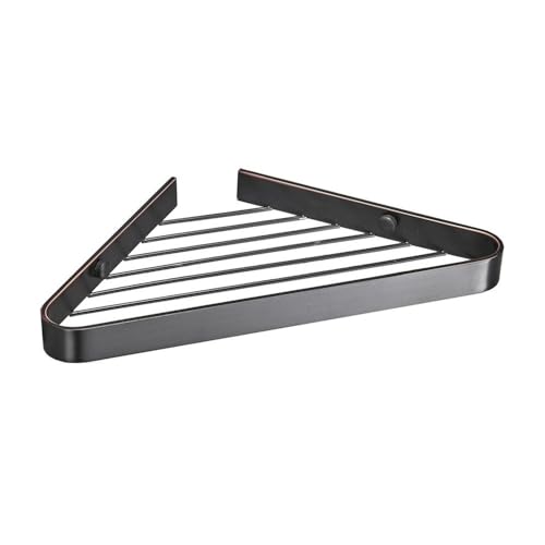 Eck-Duschablage, dreieckiges Metall-Badezimmerregal, Wandmontage, 6 Farboptionen, platzsparende Duschaufbewahrungslösung für Badezimmer, Schwarz Eck-Duschablage, dreieckiges Metall-Badezimmerregal, Wandmontage, 6 Farboptionen, platzsparende Duschaufbewahrungslösung für Badezimmer, Schwarz von Generisch