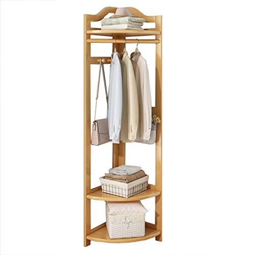 Eck-Eingangsbereich, Flur, Baum mit Schuhaufbewahrung, Garderobe und Regal, freistehender Holzständer für Büro, natürliche Farbe Eck-Eingangsbereich, Flur, Baum mit Schuhaufbewahrung, Garderobe und Regal, freistehender Holzständer für Büro, natürliche Farbe von Generisch