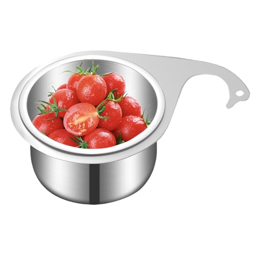 Eck-Spülbeckensieb – Schwanenförmiger Siebkorb Aus Edelstahl Für Die Spüle Küchenspüle-Speisefänger, Eckspüle-Siebkorb, Spüle-Eckfänger, Eckspüle-Sieb Für Essensreste von Generisch