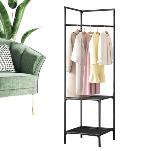 Eckgarderobe | Multifunktionale Schuhaufbewahrung | Eingangsbügel für Kleidung | Platzsparender Nizer für Wohnzimmer, Schlafzimmer & Waschküche Eckgarderobe | Multifunktionale Schuhaufbewahrung | Eingangsbügel für Kleidung | Platzsparender Nizer für Wohnzimmer, Schlafzimmer & Waschküche von Generisch