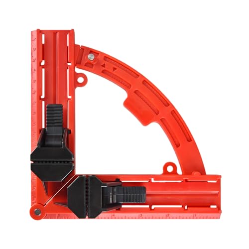 Eckklemme für Holzbearbeitung - Einstellbarer rechter Winkelfixierclip | Multi -Winkel -Positionierungs -Jig 30 bis 90 Grad Inhaber Tools für -Schreinerei, Bücherregalkonstruktion, Boxrahmen, Schr Eckklemme für Holzbearbeitung - Einstellbarer rechter Winkelfixierclip | Multi -Winkel -Positionierungs -Jig 30 bis 90 Grad Inhaber Tools für -Schreinerei, Bücherregalkonstruktion, Boxrahmen, Schr von Generisch