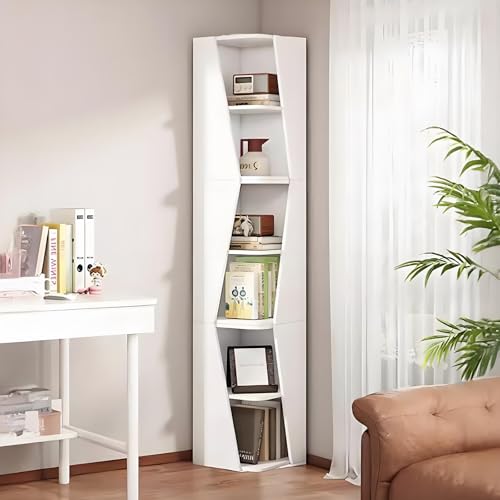 Eckregal Wand-Bücherregal - Stabiles und stabiles Ausstellungsregal für Wohnzimmer, Schlafzimmer, Büro, Arbeitszimmer Eckregal Wand-Bücherregal - Stabiles und stabiles Ausstellungsregal für Wohnzimmer, Schlafzimmer, Büro, Arbeitszimmer von Generisch