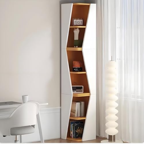 Eckregal Wand-Bücherregal - Stabiles und stabiles Ausstellungsregal für Wohnzimmer, Schlafzimmer, Büro, Arbeitszimmer Eckregal Wand-Bücherregal - Stabiles und stabiles Ausstellungsregal für Wohnzimmer, Schlafzimmer, Büro, Arbeitszimmer von Generisch