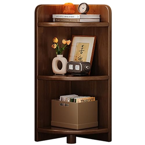 Eckregal aus Holz – Vintage-Ausstellungsregal für Wohnzimmer oder Heimbüro – platzsparendes Bücherregal und Wand-Aufbewahrungslösung Eckregal aus Holz – Vintage-Ausstellungsregal für Wohnzimmer oder Heimbüro – platzsparendes Bücherregal und Wand-Aufbewahrungslösung von Generisch