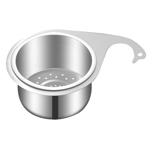 Ecksieb Für Die Spüle – Schwanensieb Für Die Spüle Aus Metall | Siebkorb Für Die Küchenspüle, Lebensmittelauffangbehälter Für Die Spüle In Schwanenform, Abflusskorb Für Die Spüle Aus Edelstahl, Lebens von Generisch