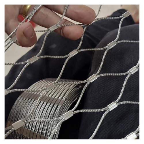 Edelstahl 304 Drahtgeflecht 5 cm/1,5 mm Geflügelkäfig & Garten Sicherheitsnetz 1 x 15 m Treppenschutzzaun von Generisch