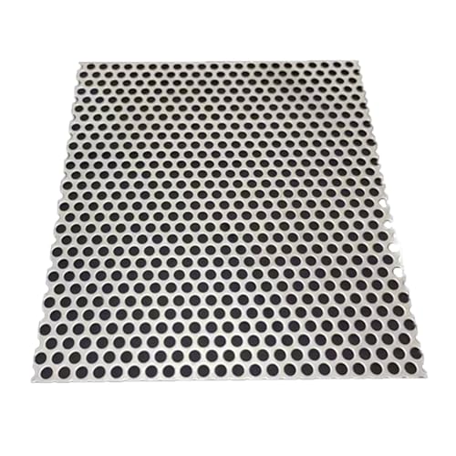 Edelstahl-Abflussabdeckung, 5 mm Lochgitterschutz, für Küchenspüle und Duschablauf von Generisch
