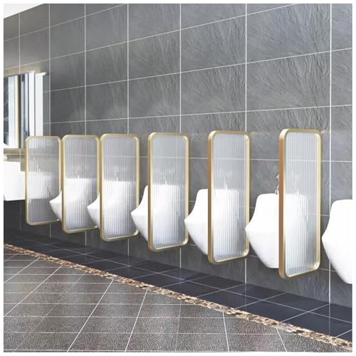 Edelstahl-Badezimmer-Trennwand mit gehärtetem Glas, Sichtschutz-Trennwand, wasserdichter Urinalsieb, perfekt für öffentliche Toiletten Edelstahl-Badezimmer-Trennwand mit gehärtetem Glas, Sichtschutz-Trennwand, wasserdichter Urinalsieb, perfekt für öffentliche Toiletten von Generisch