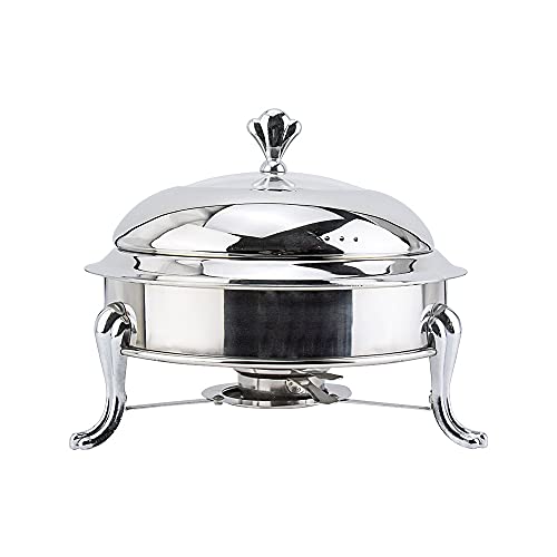 Edelstahl Chafing Dish Buffet Wärmer Set mit Deckel und Brennstoffhalter für Gastronomie, Küche, Party Essen von Generisch