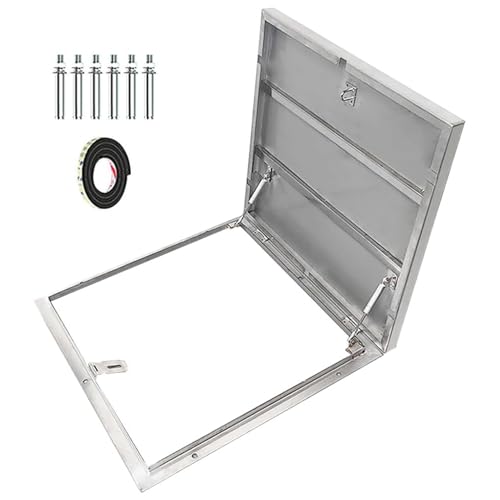 Edelstahl-Dachluke – abschließbare flache Zugangstür für Sicherheit und Notfallzugang – 70 x 70 cm – ideal für Haushalte und gewerbliche Gebäude Edelstahl-Dachluke – abschließbare flache Zugangstür für Sicherheit und Notfallzugang – 70 x 70 cm – ideal für Haushalte und gewerbliche Gebäude von Generisch