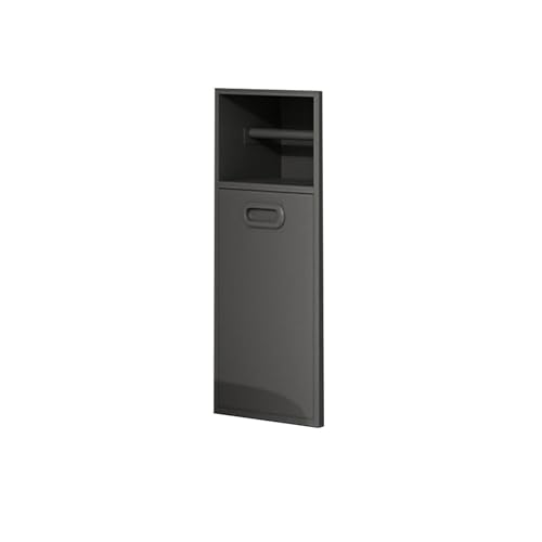 Edelstahl-Duschregal mit Toilettenpapierhalter und Bürste, stilvoller Badezimmer-Organizer, grau, 30 x 50 x 14 cm, perfekt für Zuhause und Spa von Generisch