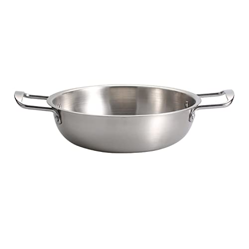 Edelstahl Dutch Oven Dutch Oven Topf Beste Kochpfanne in Töpfen und Pfannen Induktionstopf Suppentopf Roséene Tischsets (Silver, A) von Generisch