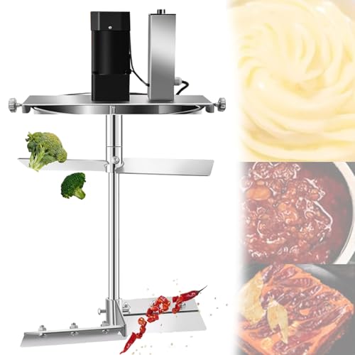 Edelstahl Food Mixer - Einstellbare Geschwindigkeit Topfrührer für Behälter mit großer Kapazität, ideal für Hot Pot Gewürz und Suppensauce Mischen Edelstahl Food Mixer - Einstellbare Geschwindigkeit Topfrührer für Behälter mit großer Kapazität, ideal für Hot Pot Gewürz und Suppensauce Mischen von Generisch