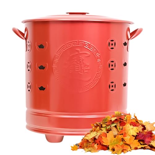 Edelstahl Garten Feuerkorb – Terrasse Feuerstelle, Balkon | Robuste Tragbare Für Camping Gartenparty Strandurlaub, Wetterbeständige Feuerstelle Für Hof Picknick Familienabend von Generisch
