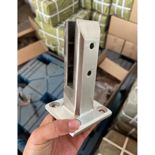 Edelstahl-Glas-Zapfenklemme für sichere Geländermontage an Poolzäunen und Decks Edelstahl-Glas-Zapfenklemme für sichere Geländermontage an Poolzäunen und Decks von Generisch