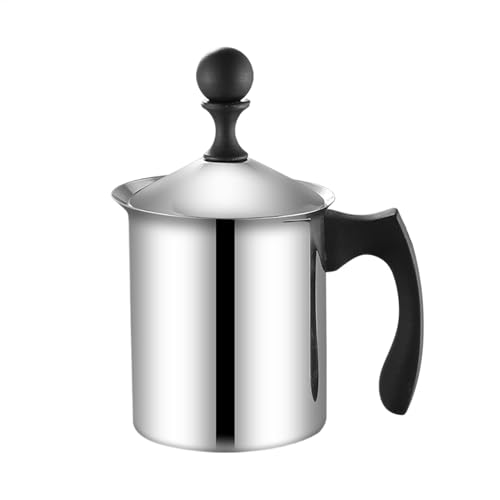 Edelstahl Handaufschäumer, Manueller Milchaufschäumer Pitcher, Handheld Milchschaum Maker, Edelstahl Milchaufschäumer, Langlebiger manueller Milchaufschäumer, Kaffeeschäumer für Cappuccino, Latte Foam Edelstahl Handaufschäumer, Manueller Milchaufschäumer Pitcher, Handheld Milchschaum Maker, Edelstahl Milchaufschäumer, Langlebiger manueller Milchaufschäumer, Kaffeeschäumer für Cappuccino, Latte Foam von Generisch