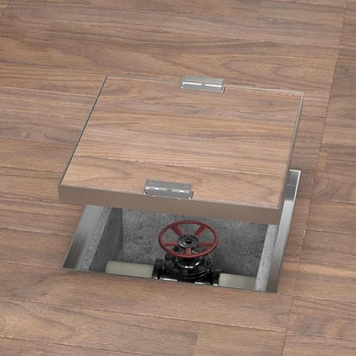 Edelstahl Klärgrubendeckel, strapazierfähig, rostbeständig, versenkte Abdeckung für unsichtbare Installation im Freien Edelstahl Klärgrubendeckel, strapazierfähig, rostbeständig, versenkte Abdeckung für unsichtbare Installation im Freien von Generisch