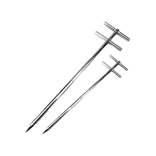Edelstahl-Körnchenprobe mit Drehgriff für effiziente Pulver- und Granulatproben, 3-Schlitz-Design von Generisch
