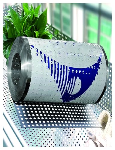 Edelstahl-Lochblech, Lochbleche, Balkonschutz, Diebstahlschutz, auslaufsichere Fensterpolster(10x300cm) von Generisch