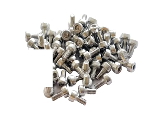 Edelstahl M2 Schrauben M2x3 M2x22 M2x25 M2x4 M2x5 M2x6 M2x8 M2x9 M2x10 M2X12 M2x14 M2x16 M2x18 M2x20 Poliert 100 Stück(18MM A2-80_M2) von Generisch