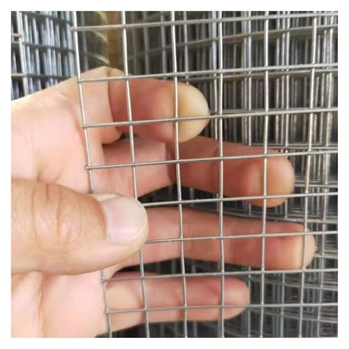 Edelstahl-Mesh-Zaun, 10 mm Öffnung, 0,6 mm Draht, dekoratives DIY-Käfignetz für Geflügel, Treppen, Sicherheitsgitter, 0,9 x 9 m, langlebig und vielseitig Edelstahl-Mesh-Zaun, 10 mm Öffnung, 0,6 mm Draht, dekoratives DIY-Käfignetz für Geflügel, Treppen, Sicherheitsgitter, 0,9 x 9 m, langlebig und vielseitig von Generisch